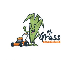 Grass icon vector