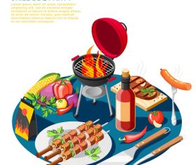 Grill BBQ vector