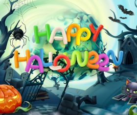 Halloween illustration vector