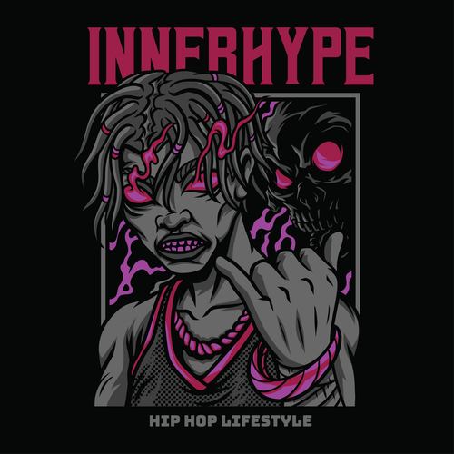 Hip-hop themes logo vector