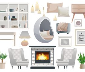 Home element card vector