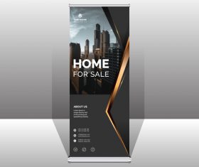 Housing agency brochure vector