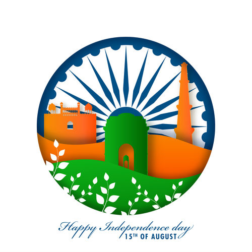 Icon India international day vector