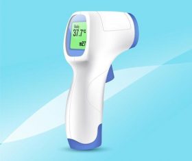 Infrared thermometer vector