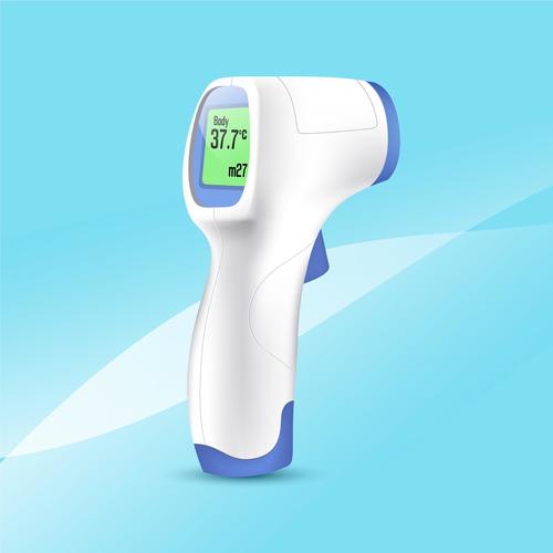 Infrared thermometer vector
