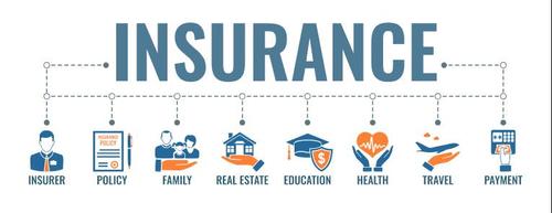 Insurance banner vector