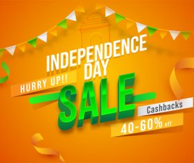 International day big sale card vector