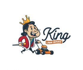 King icon vector