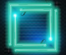 Light Green Neon backgrounds vector