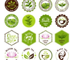 Logo ceylon tea vector