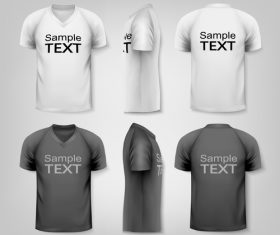 Mens t-shirts vector