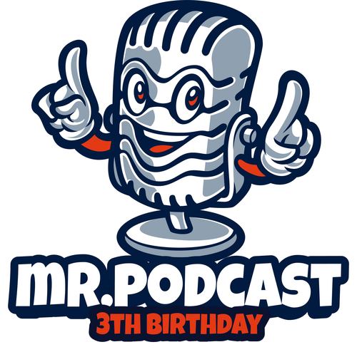 Mr Podcast logo vector