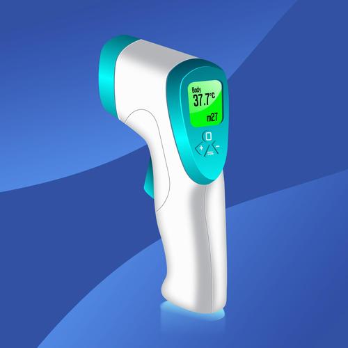 Non-contact infrared thermometer vector