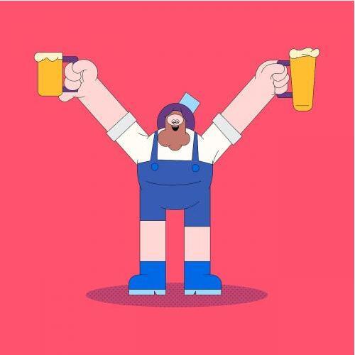 Oktoberfest beer festival celebration vector