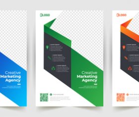 Origami background business poster banner vector