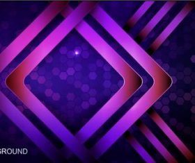 Overlapping pattern abstract background vector