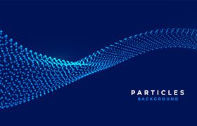 Particles background vector