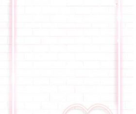 Pink neon Valentine's frame vector
