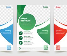 Polygonal business poster banner vector