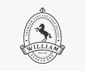 Premium vintage logos vector