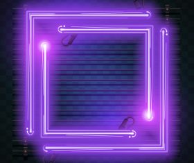 Purple neon backgrounds vector