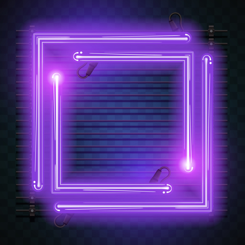 Purple neon backgrounds vector