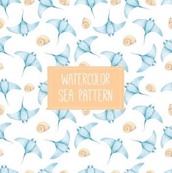 Ray background seamless pattern vector