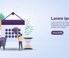 Read now exchange concept illustration vector