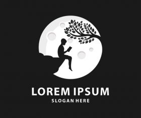 Reading logos vector