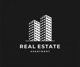 Real estate logos vector