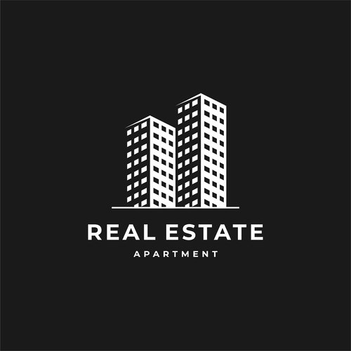 Real estate logos vector
