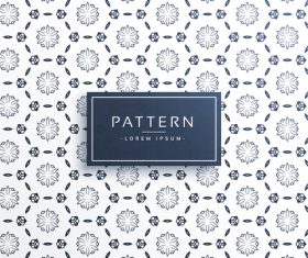Seamless flower patterns vector