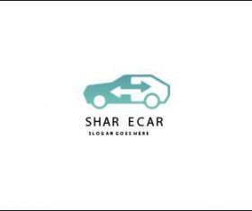Share and exchange cars logo vector