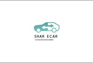 Share and exchange cars logo vector