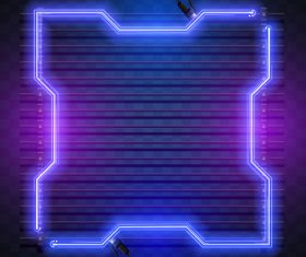 Shiny Neon backgrounds vector