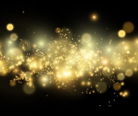 Shiny gold dust vector