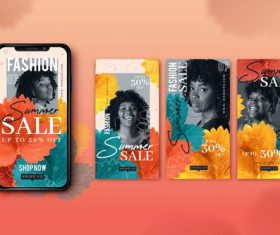 Smartphone advertising sales cover vector