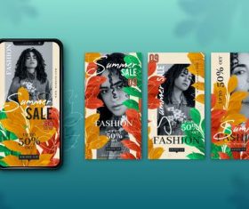 Smartphone promotion advertising cover vector