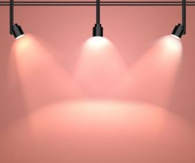 Spotlight effect background vector