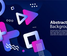 Square triangle dynamic background geometric vector