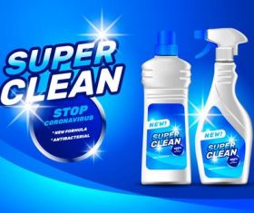 Super clean advertising vector