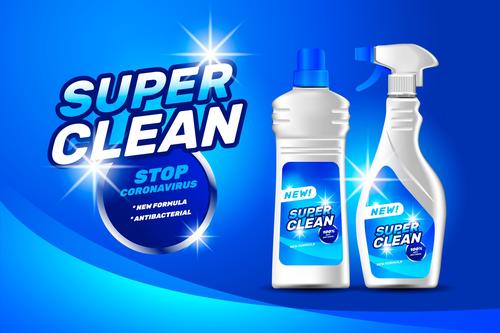 Super clean advertising vector