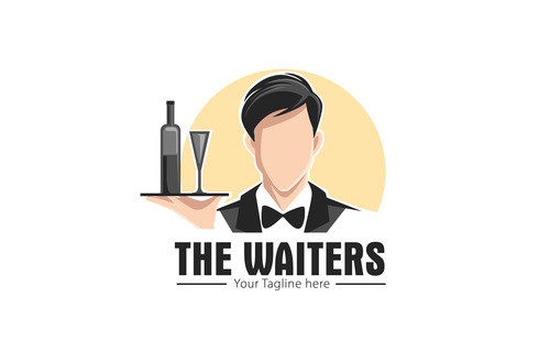 The waiters logo vector