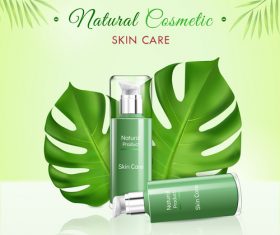 Toner cosmetic cover vector