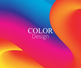 Two-color liquid abstract background vector