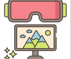 Virtual Field Trip vector