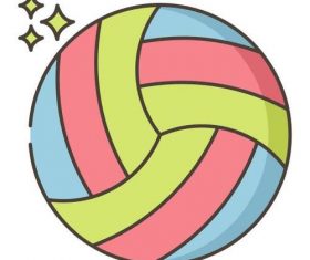 Volleyball vector
