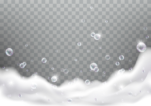 Water drop bubble background vector