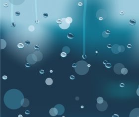 Water drops background vector