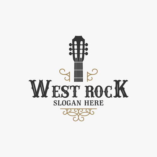 West rock logos vector